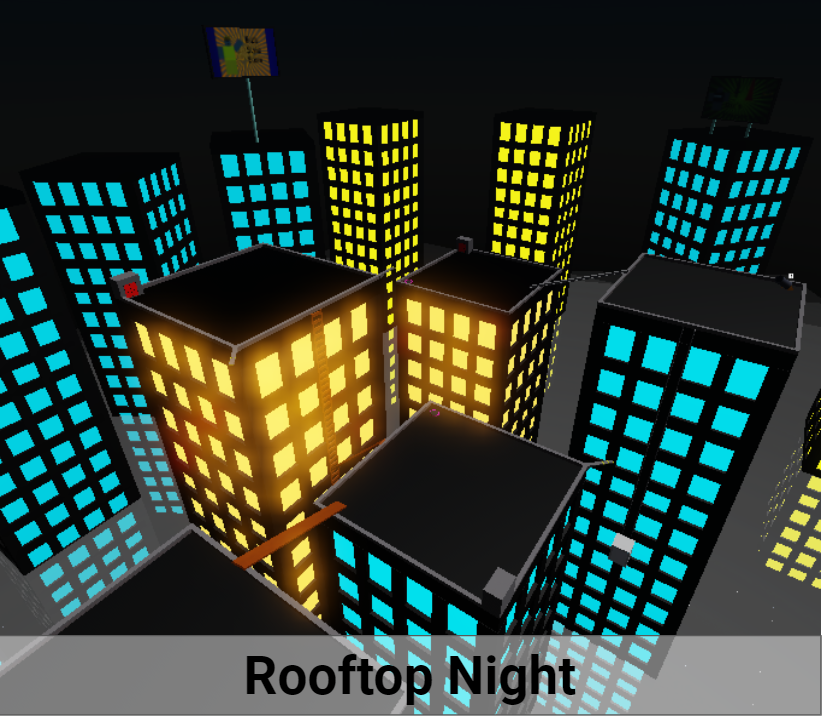rooftop night map
