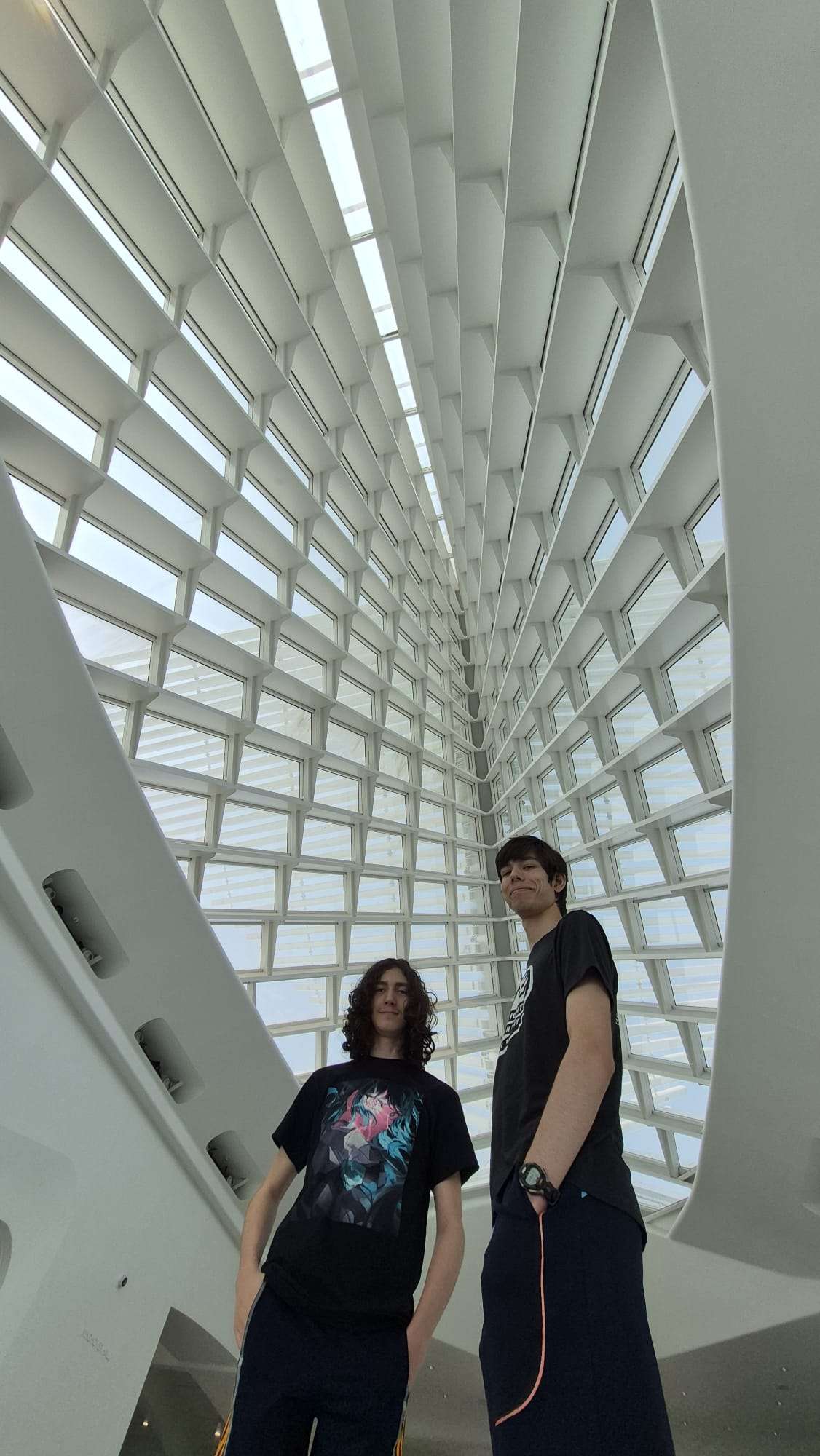 Me and my family at the Milwaukee Art Museum