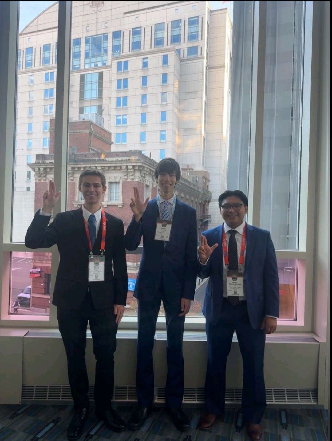Photo of me and the group in philly