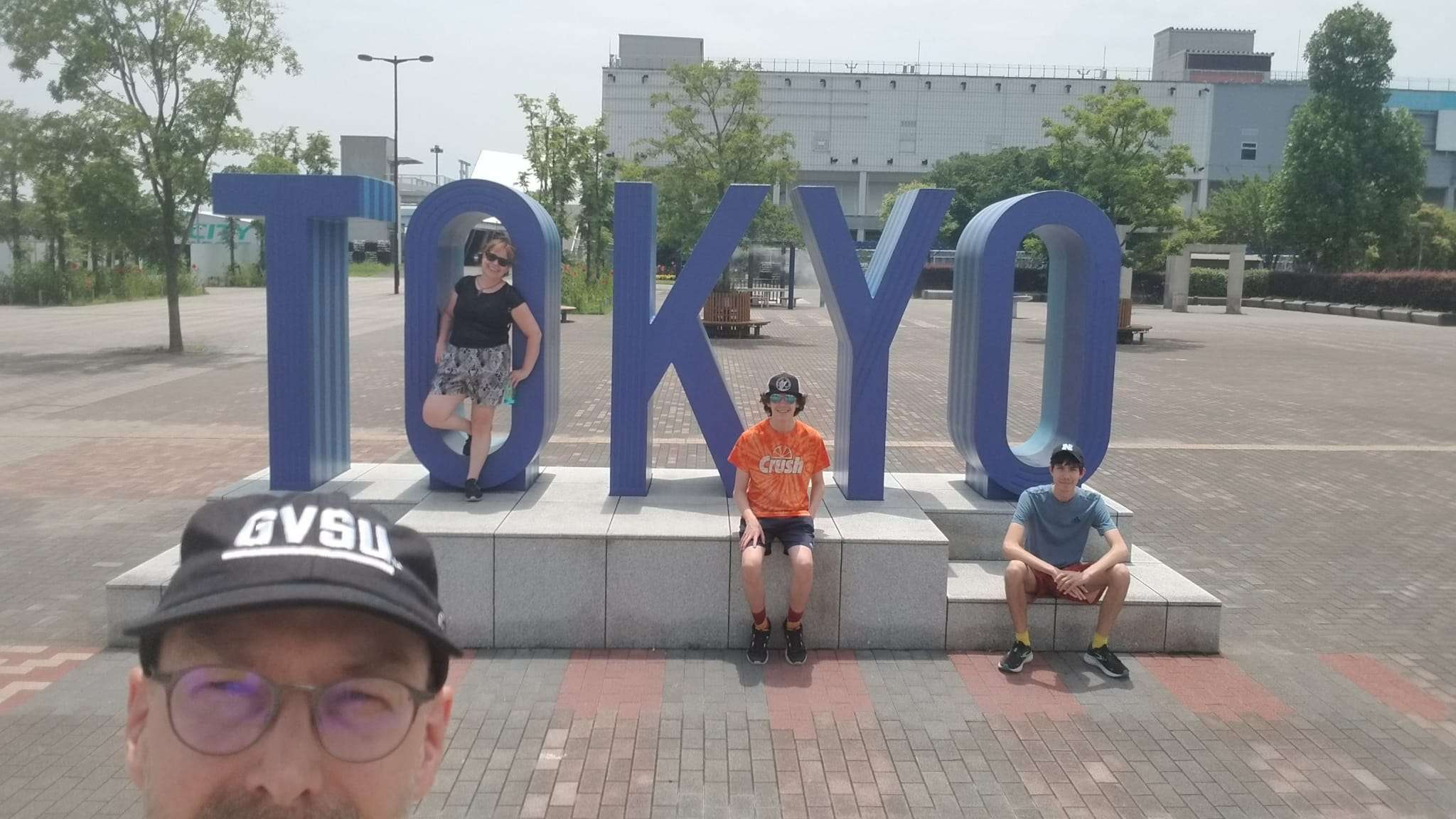 Family photo in Tokyo